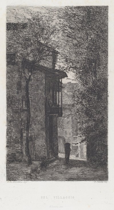 Nel Villaggio - Domenico Casella, after Serafin de Avendano