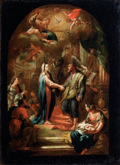 Le Mariage de Marie et Joseph, 18e ou début du 19e siècle - Domenico Corvi
