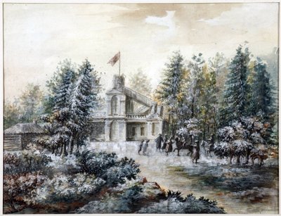Pavillon de chasse Crack, à Pavlovsk - Domenico Felice Lamoni