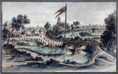 Vue du parc de Pavlovsk, depuis l