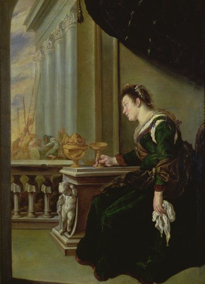 Artémise pleurant Mausole - Domenico Fetti or Feti