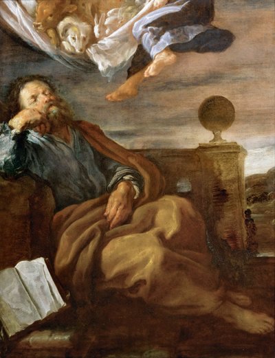 Pierre et la vision de la grande nappe - Domenico Fetti or Feti