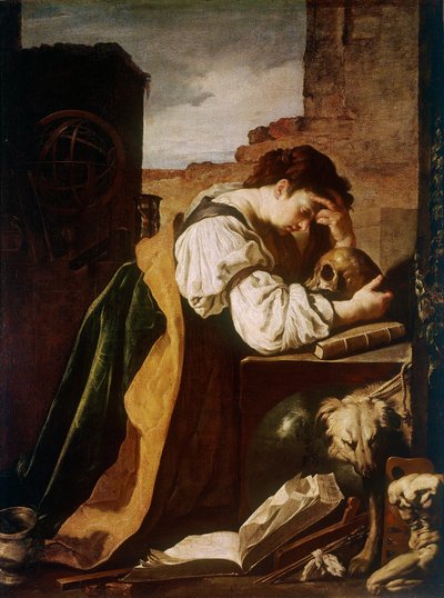 Mélancolie (Vanité) - Domenico Fetti or Feti
