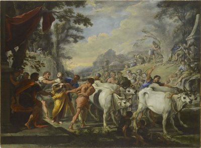 Le Martyre de Sainte Lucie, vers 1640-1650 - Domenico Gargiulo