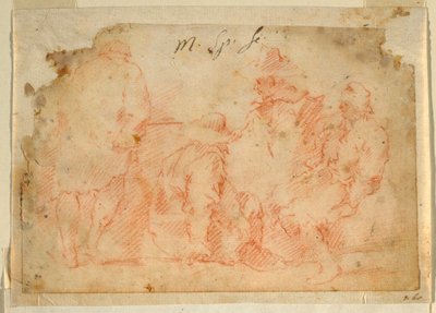 Quatre figures - Domenico Gargiulo, called Micco Spadaro