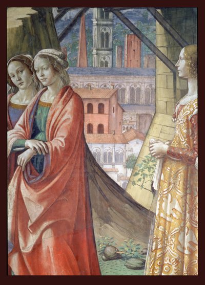 La Visitation (détail) - Domenico Ghirlandaio