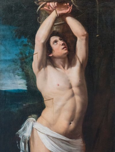 Saint Sébastien - Domenico Il Sarzana Fiasella