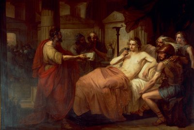 Alexandre le Grand et son médecin Philippe - Domenico Induno