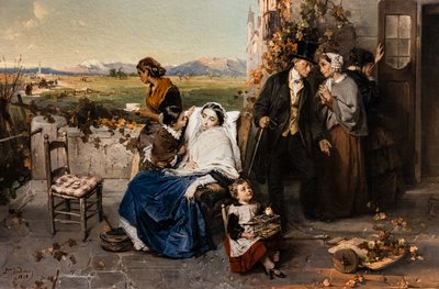 Comme les feuilles tombent - Domenico Induno