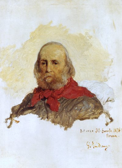 Portrait de Garibaldi, 1876 - Domenico Induno