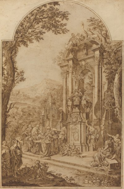 Monument à William Chancellor Cowper - Domenico Maria Fratta