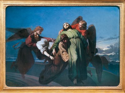 Martyrs chrétiens portés par les anges au ciel - Domenico Morelli