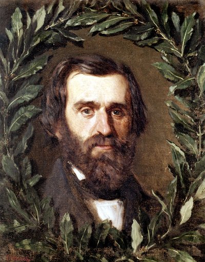 Portrait du compositeur italien Giuseppe Verdi (1813 - 1901) - Domenico Morelli