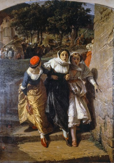 Vêpres siciliennes - Domenico Morelli