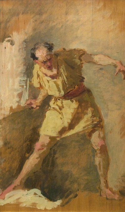 Le Gladiateur, 19ème siècle - Domenico Morelli
