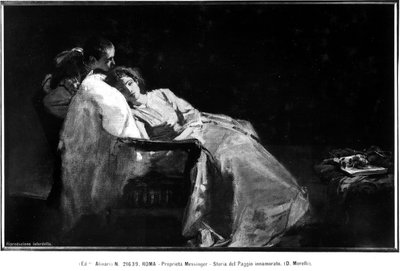 Le Page amoureux - Domenico Morelli