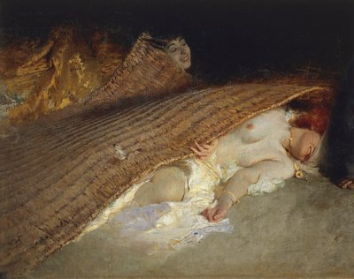 La Tentation de Saint Antoine, détail - Domenico Morelli