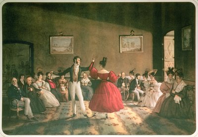 Danse dans un salon à Buenos Aires, vers 1831 - Domenico Pellegrini