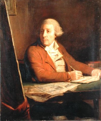 Portrait de Francesco Bartolozzi (1727-1815) - Domenico Pellegrini
