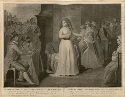 Le procès de Marie-Antoinette, reine de France, 14 octobre 1793 - Domenico Pellegrini