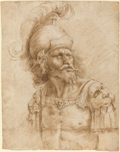 Un soldat casqué - Domenico Peruzzini
