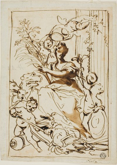 Allégorie de la victoire - Domenico Piola