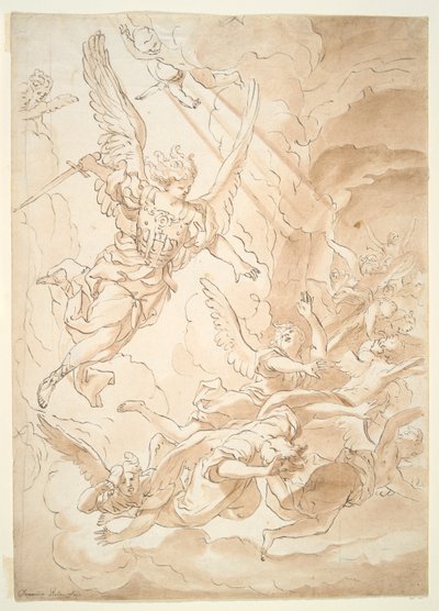 Chute des anges rebelles - Domenico Piola