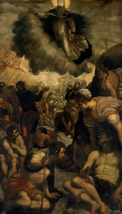 Saint Augustin guérissant le paralytique - Domenico Robusti Tintoretto