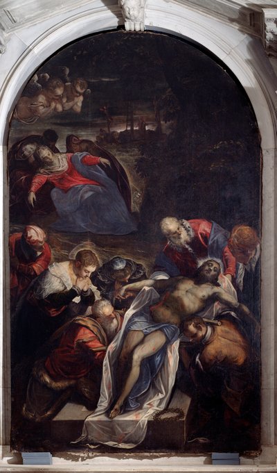 La Déposition au Sépulcre - Domenico Robusti Tintoretto