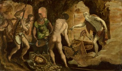 La Forge de Vulcain - Domenico Robusti Tintoretto