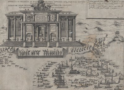 Entrée de Henri III, roi de France et de Pologne, à Venise, 1574 - Domenico Zenoi