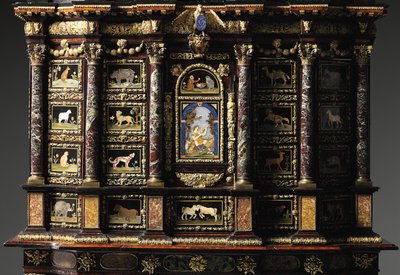 Cabinet Louis XIV sur pied - Domenico and Gobelins workshop (attr. to) Cucci