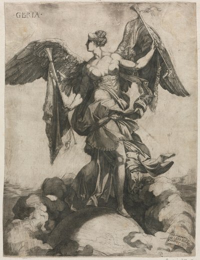 Gloria, 1535 ou 1536 - Domenico del Barbiere