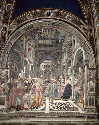 Le Pape Célestin III (c.1106-98) Accorde l