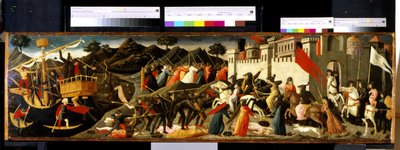 Bataille De Camille Et Énée - Domenico di Michelino