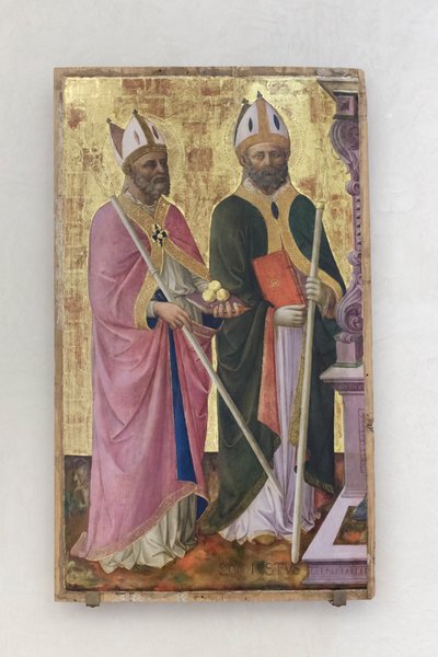 Saints Nicolas et Just, partie du retable - Domenico di Michelino