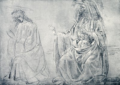 Étude de figure - Domenico school of Ghirlandaio