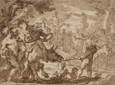 Le Triomphe de Bacchus - Domenico the Elder Piola