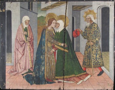 Le panneau de la Visitation du Retable de Saint Jean - Domingo Ram