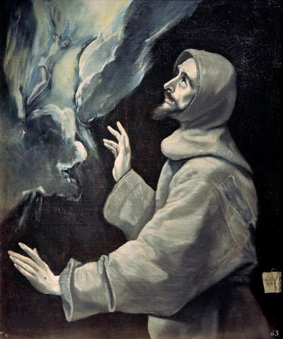 Saint François recevant les stigmates, vers 1585-1590 - Dominico El Greco