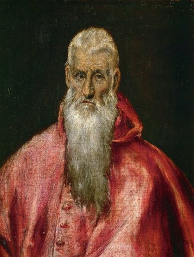 Saint Jérôme en cardinal - Dominico El Greco