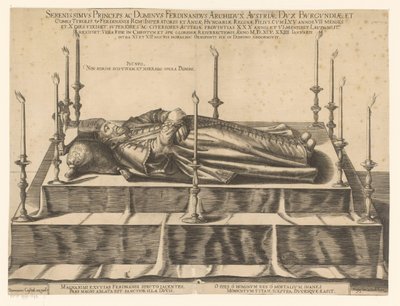 Portrait funéraire de Ferdinand II du Tyrol - Dominicus Custos (possibly)
