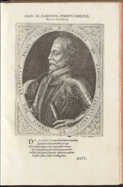 Hetman Jan Zamoyski - Dominicus or Custodis Custos