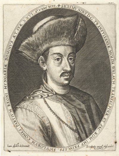 Sigismund Bathory, Prince de Transylvanie. De Atrium heroicum, Augsburg - Dominicus or Custodis Custos