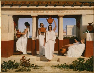Femmes grecques à la fontaine - Dominique Louis Papety