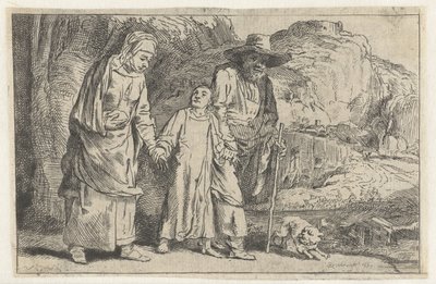 Le Christ revenant du temple avec ses parents - Dominique Vivant Denon (baron)
