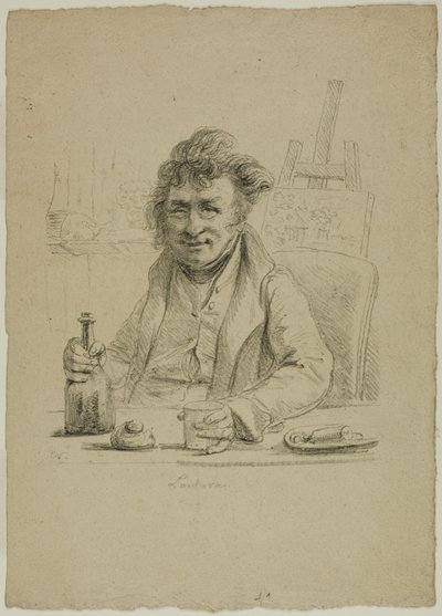 Portrait de Lantara dans le rôle de Joly, de Le Peintre au Cabaret - Dominique Vivant Denon