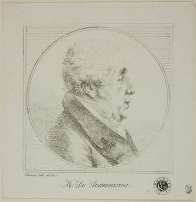 Portrait de profil de Monsieur de Sommariva - Dominique Vivant Denon