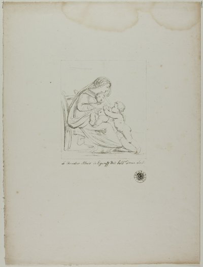 Vierge assise - Dominique Vivant Denon