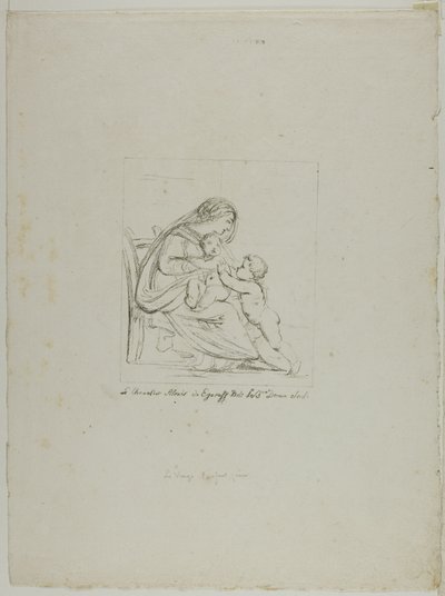 Vierge assise - Dominique Vivant Denon